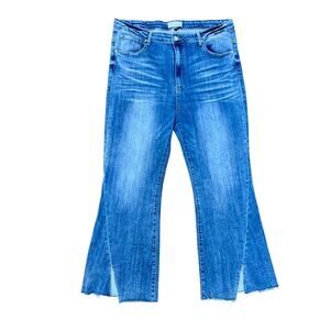 Risen high rise flare jeans size 3XL x 31